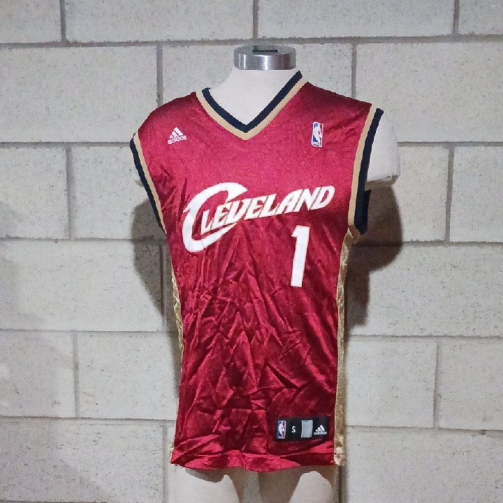 Adidas Cleveland Cavaliers Daniel Boobie Gibson Maroon and Gold Jersey RK